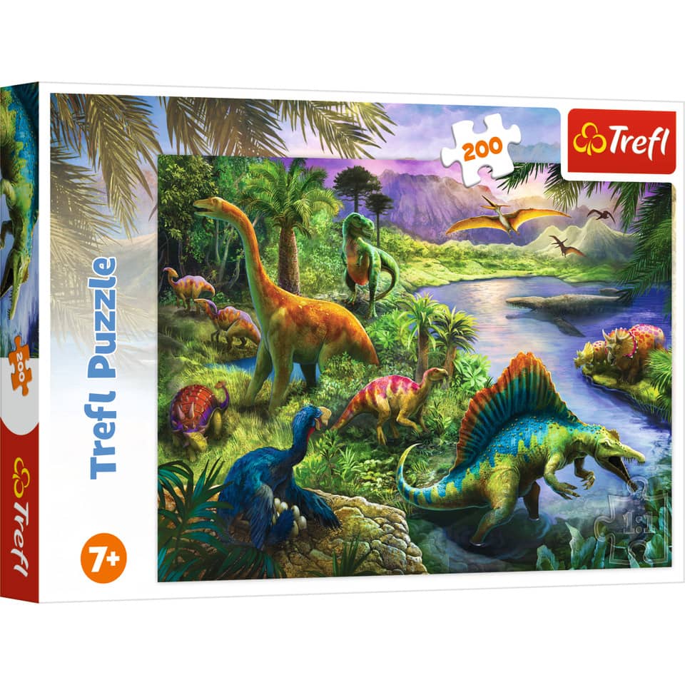 Puzzle Dinosaurier - 200 Teile