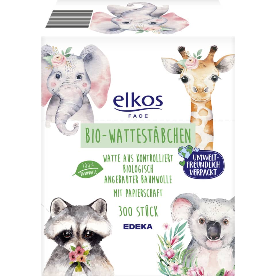 Bio-Wattestäbchen - 300 Stück