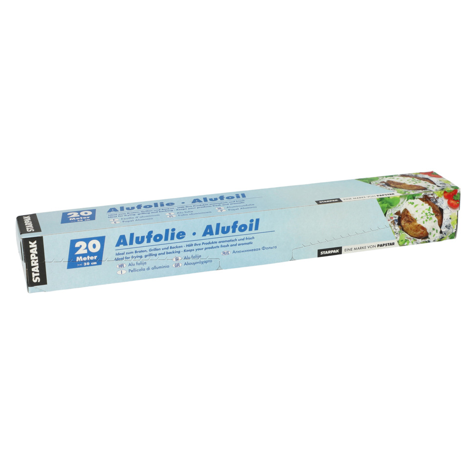 Alufolie - 20 m x 30 cm, Faltschachtel