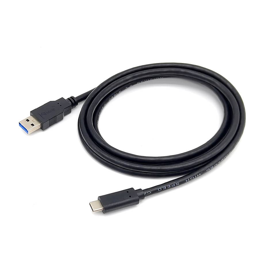 USB 3.2 Gen 1x1 Type-A to C, M/M , 2.0m, Black