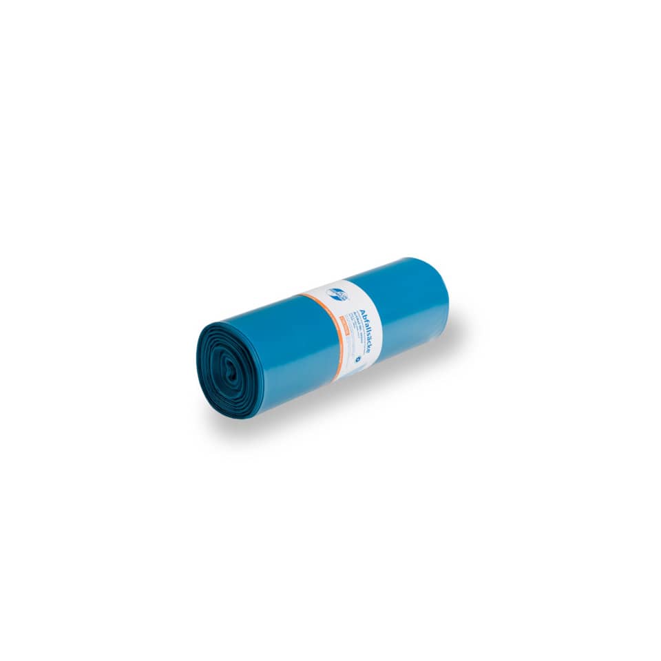 Abfallsack Recycling - 120 l, LDPE, 10 my, blau, 25 Stück