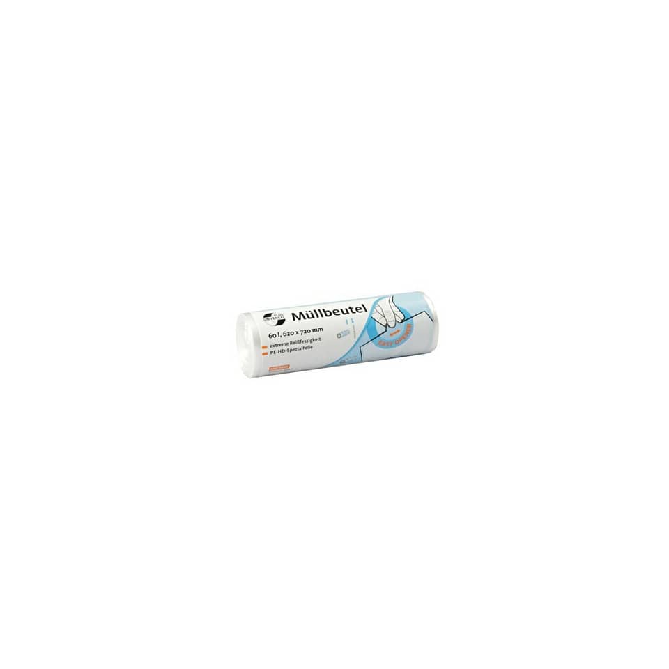 Müllbeutel - 60 l, HDPE, 50 Stück