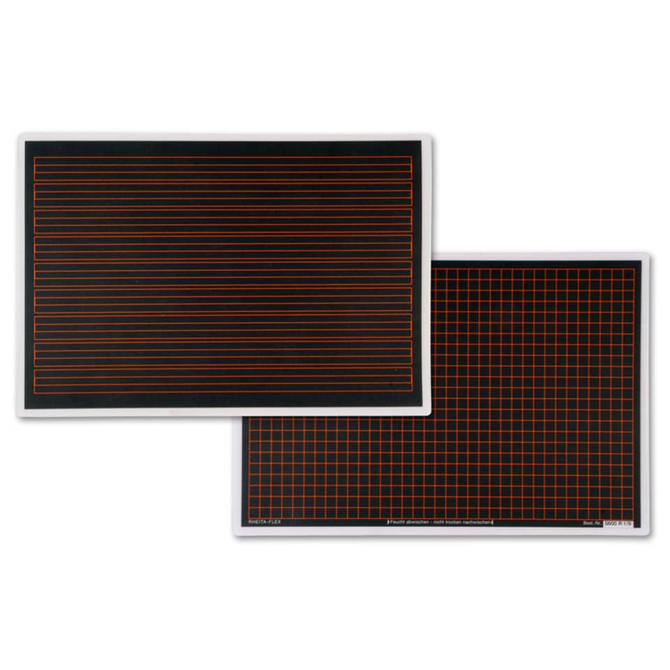 Tafel RHEITAFLEX Lin.1/7mm kar. System 9 Plastik - 26 x 18 cm