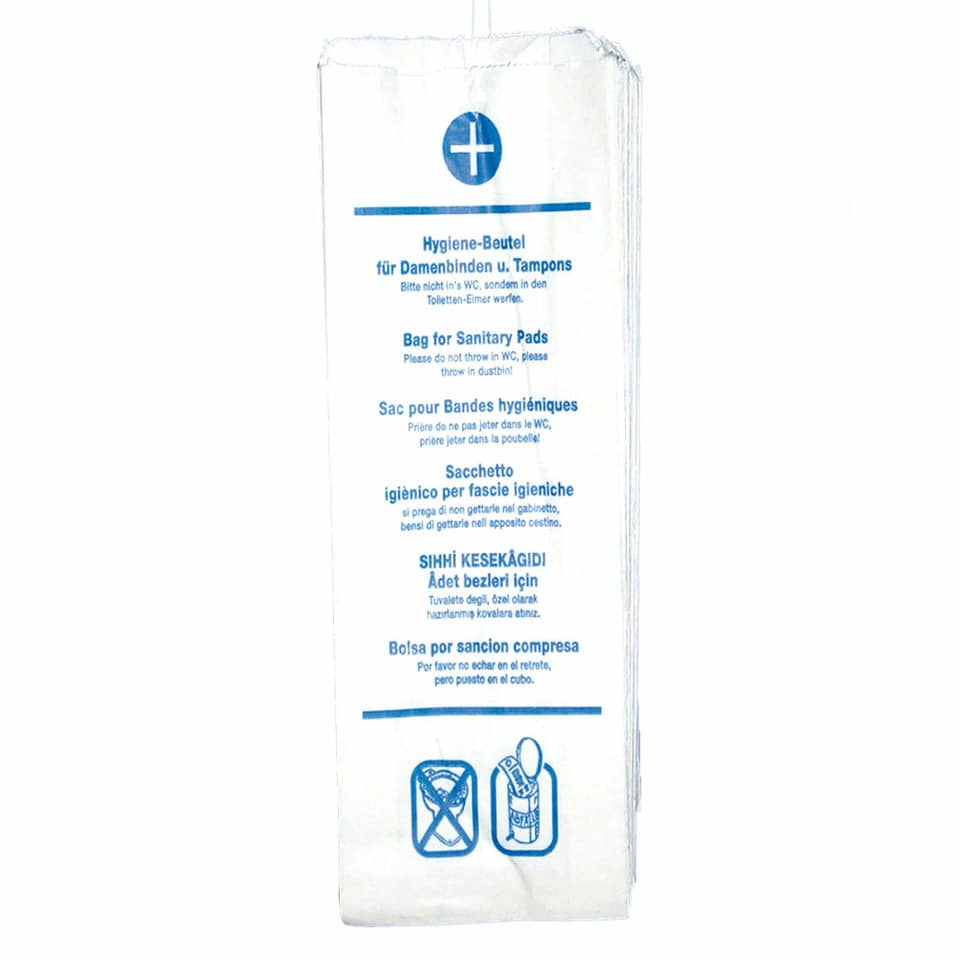 Hygienebeutel Papier - 10x 100 Stück