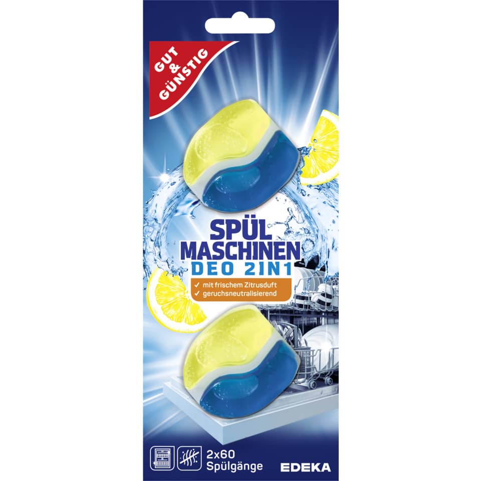 Spülmaschinendeo 2in1 Zitrusfrisch 2 Stück