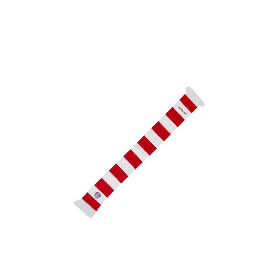 Schal Classic Streifen rot/weiß