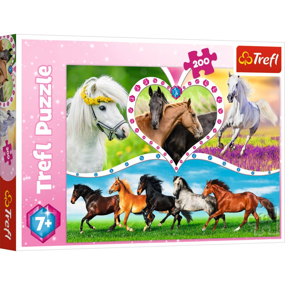 Puzzle Schöne Pferde - 200 Teile