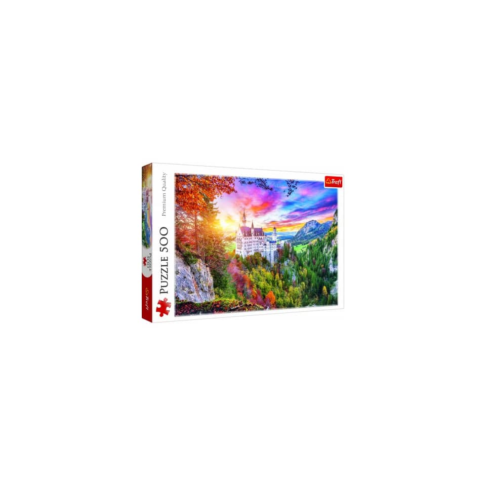 Puzzle Blick auf Neuschwanstein - 500 Teile