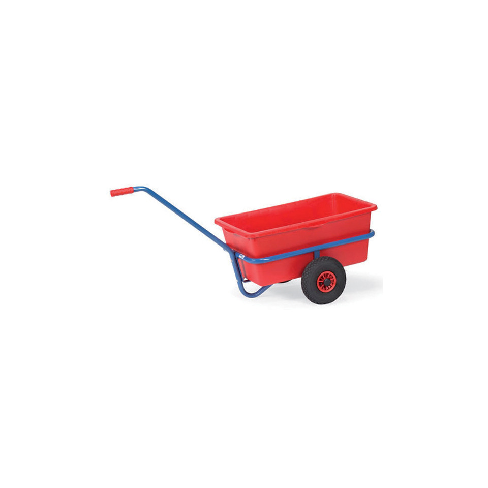 Handwagen mit Kunststoffmulde - 356 x 690 mm, max. 200 kg