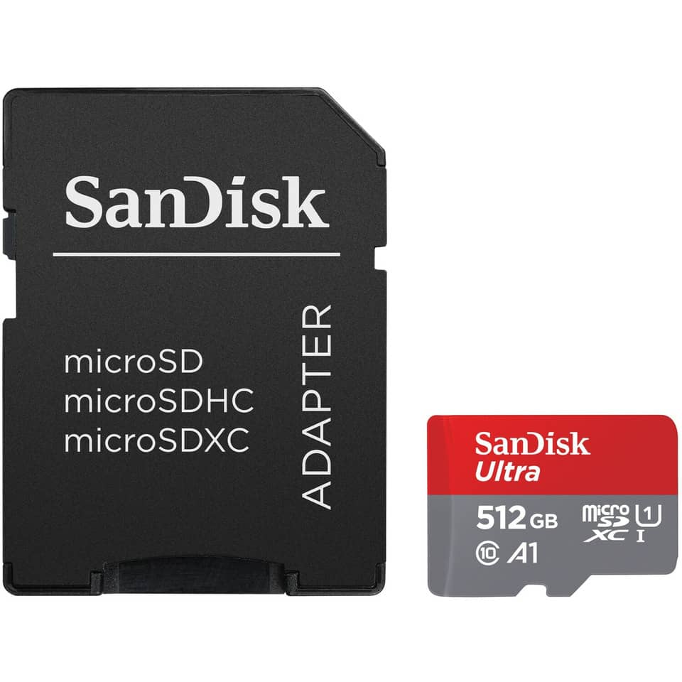 MicroSD Card 512GB Ultra Class 10