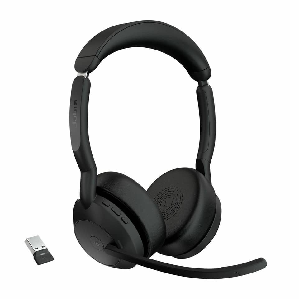 Headset Evolve2 55, Link 390a MS Stereo, schwarz