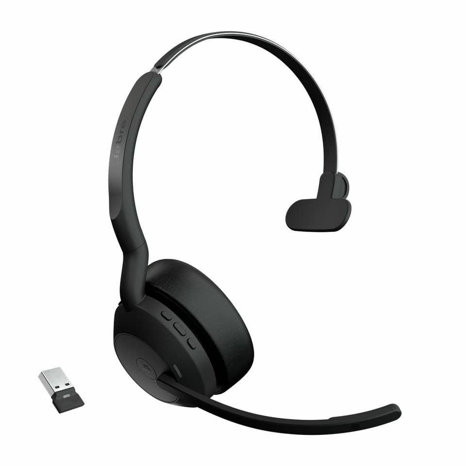 Headset Evolve2 55, Link 390a MS Mono, schwarz