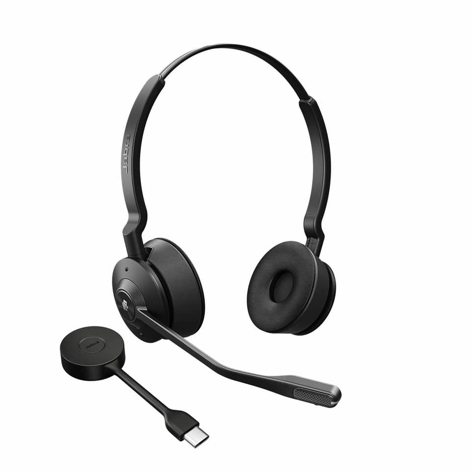 Headset Engage 55 MS Stereo USB-C, EMEA/APAC, schwarz