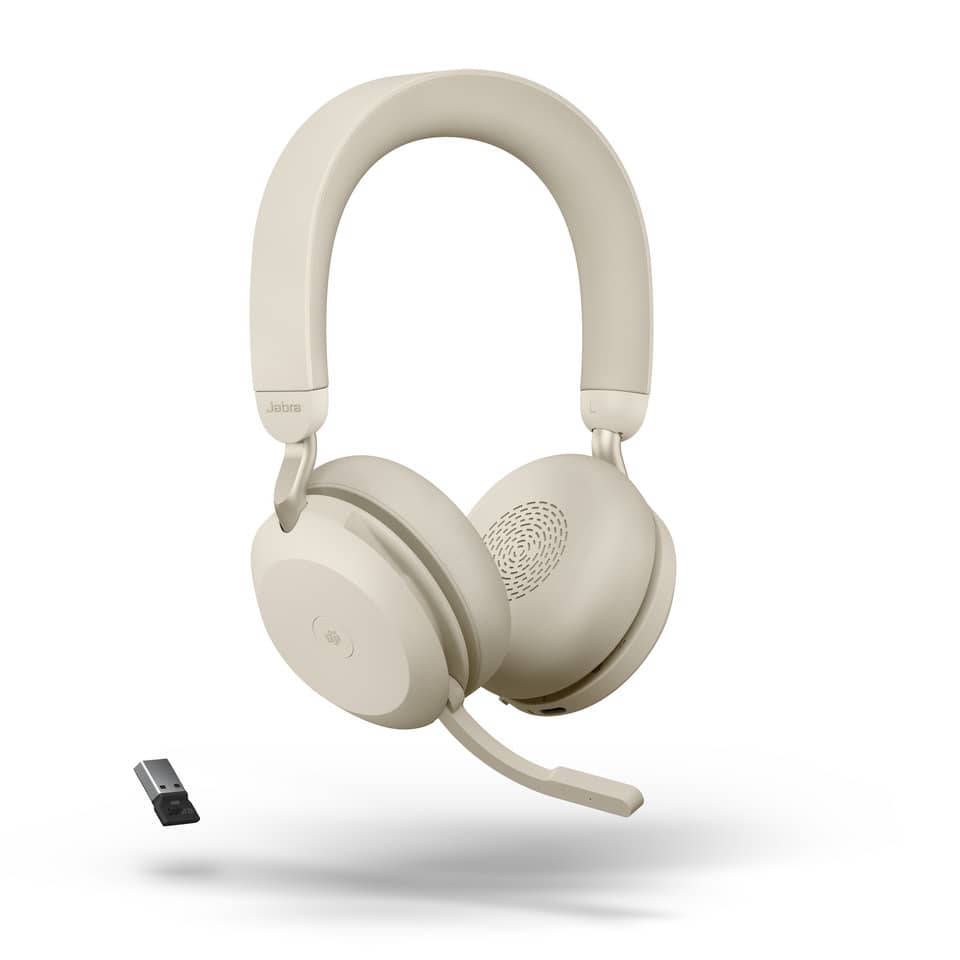 Headset Evolve2 75, USB-A MS Teams, beige