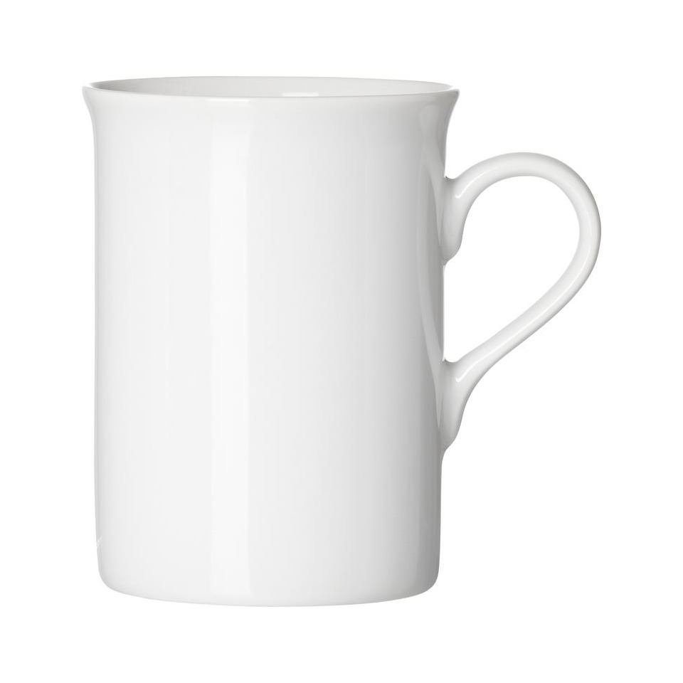 Kaffeebecher Bianco - 300ml, Porzellan, weiß, 6 Stück