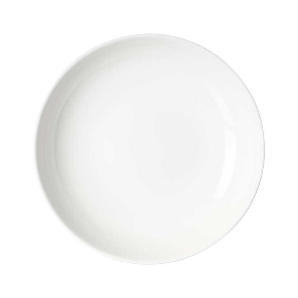 Suppenteller Skagen - Ø 21,5 cm, Porzellan, weiß, 6 Stück