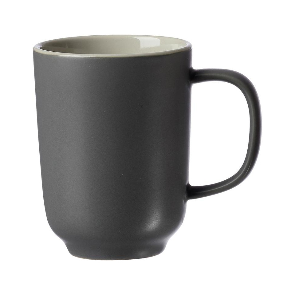 Kaffeebecher Jasper - 285 ml, Keramik, grau, 6 Stück