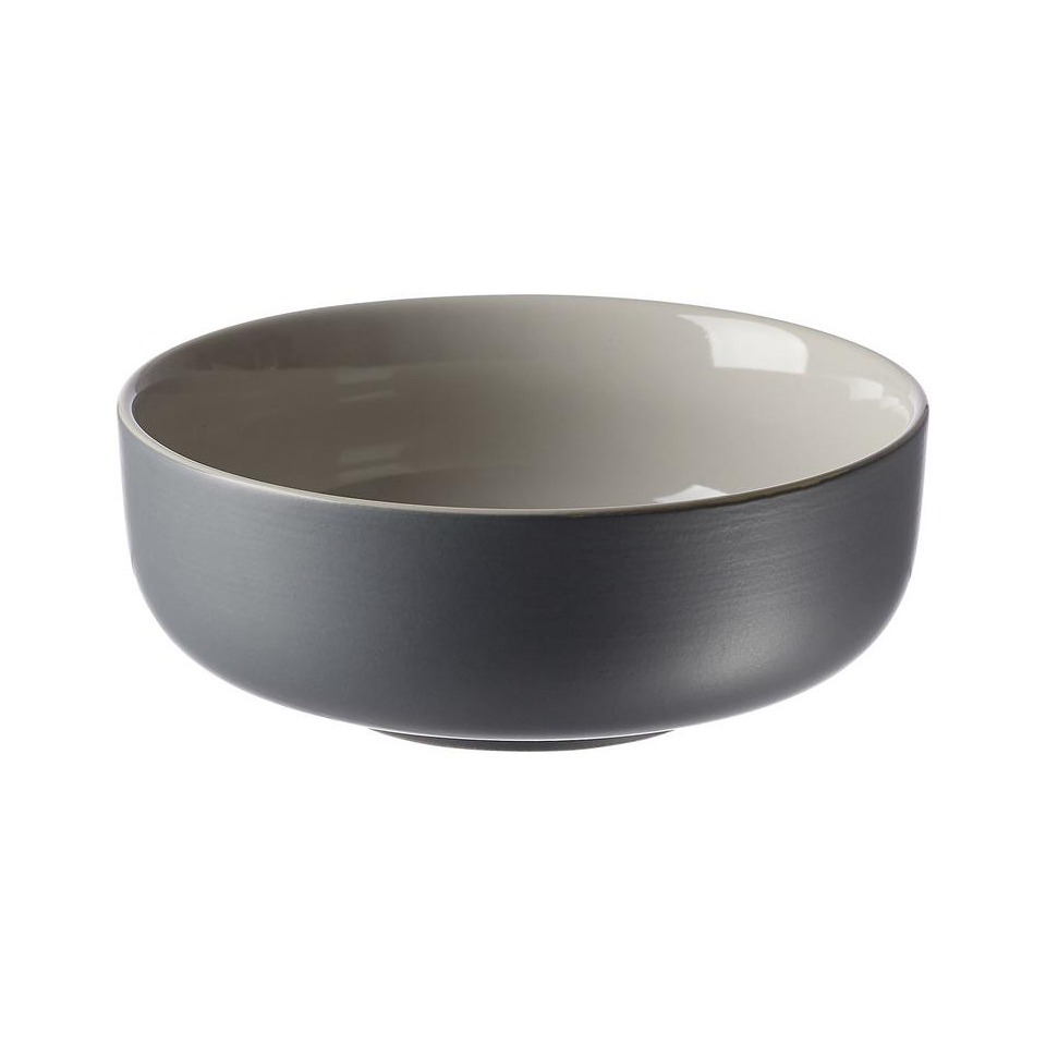 Müslischale Jasper - Ø14 cm, Keramik, grau, 6 Stück