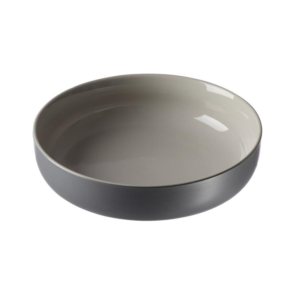 Müsli-/Salatschale Jasper - Ø19 cm, Keramik, grau, 4 Stück