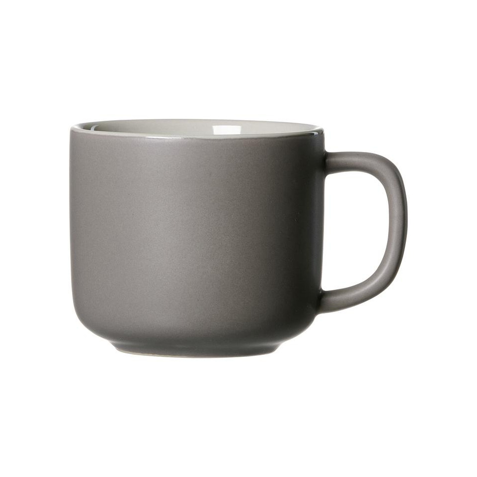 Kaffee Obertasse Jasper - 240 ml, Keramik, taupe, 6 Stück