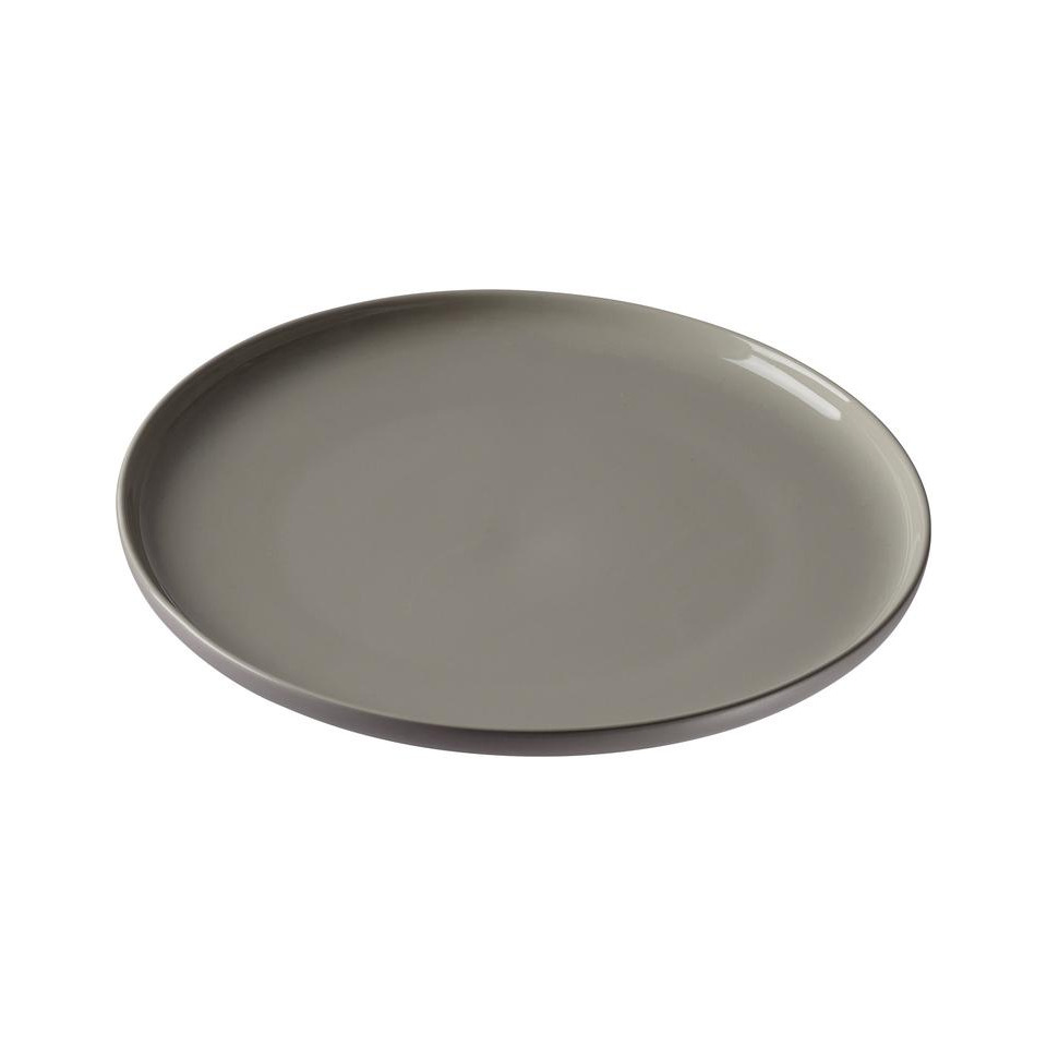 Speiseteller flach Jasper - Ø 26 cm, Keramik, taupe, 4 Stück