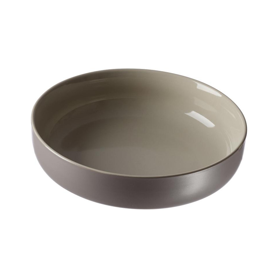 Müsli-/Salatschale Jasper - Ø 19 cm, Keramik, taupe, 4 Stück