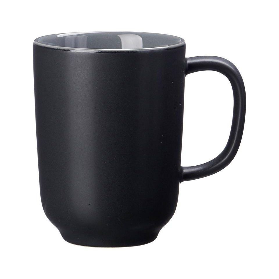 Kaffeebecher Jasper - 285 ml, Keramik, schwarz, 6 Stück