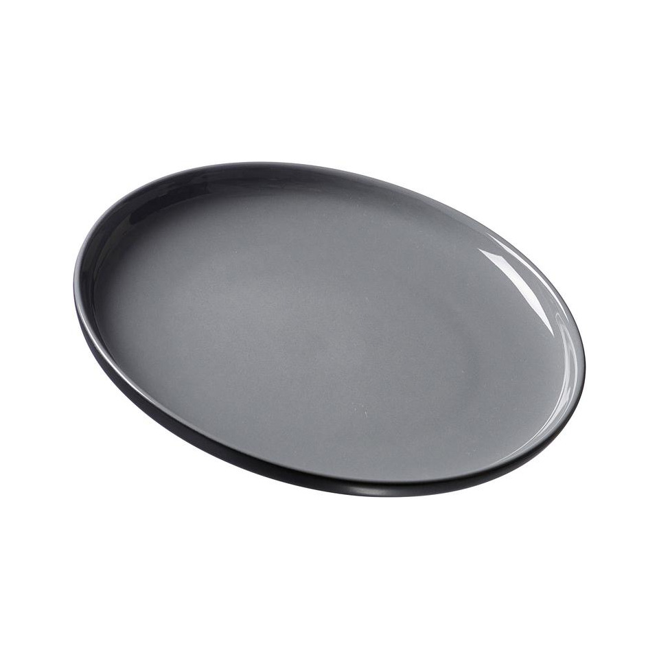 Frühstücksteller Jasper - Ø 19 cm, Keramik, schwarz, 6 Stück