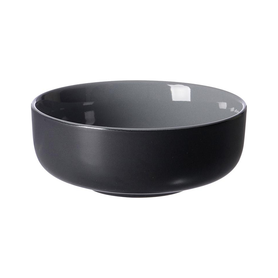 Müslischale Jasper - Ø 14 cm, Keramik, schwarz, 6 Stück