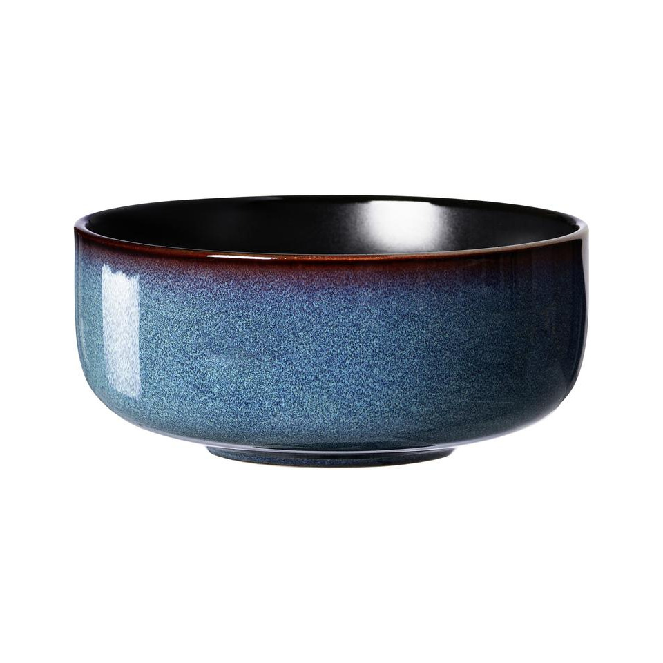 Schale bali - Ø 14,5 cm, Keramik, blau, 6 Stück