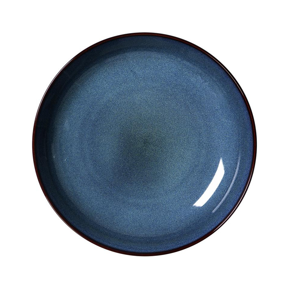 Suppenteller bali - Ø 23 cm, Keramik, blau, 6 Stück