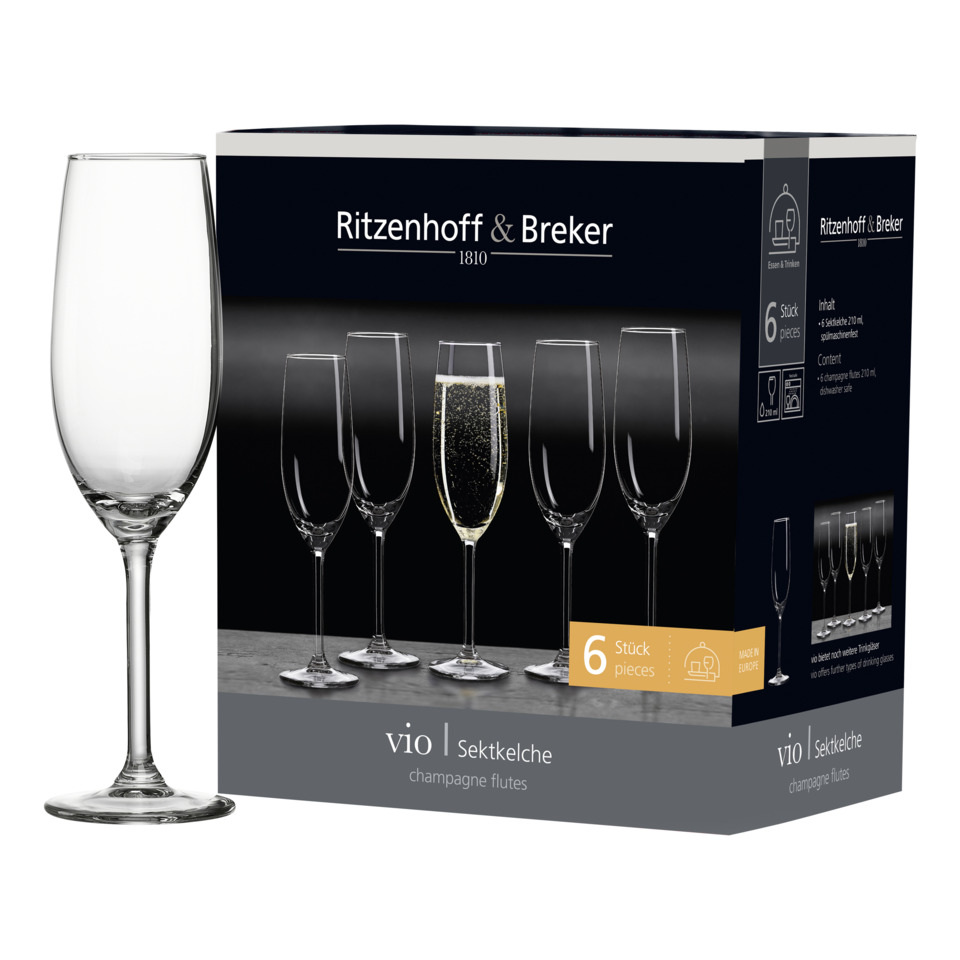 Sektkelch Vio - 210 ml, 6 Stück