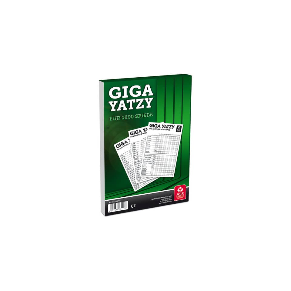 Spielblock Giga Yatzy