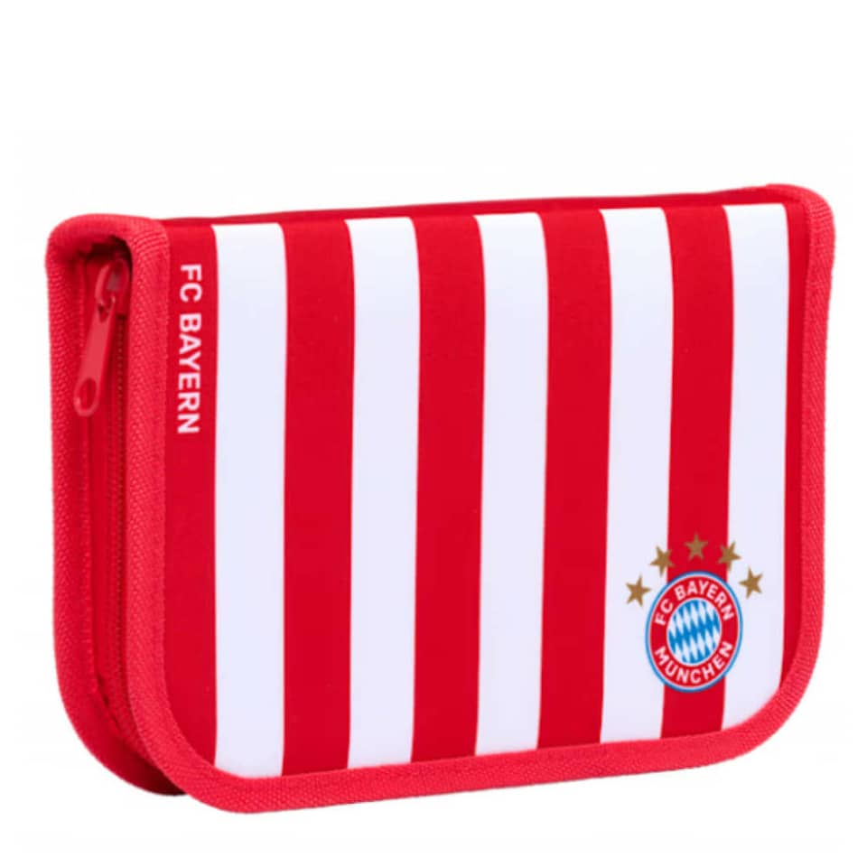 Federmäppchen rot/weiß