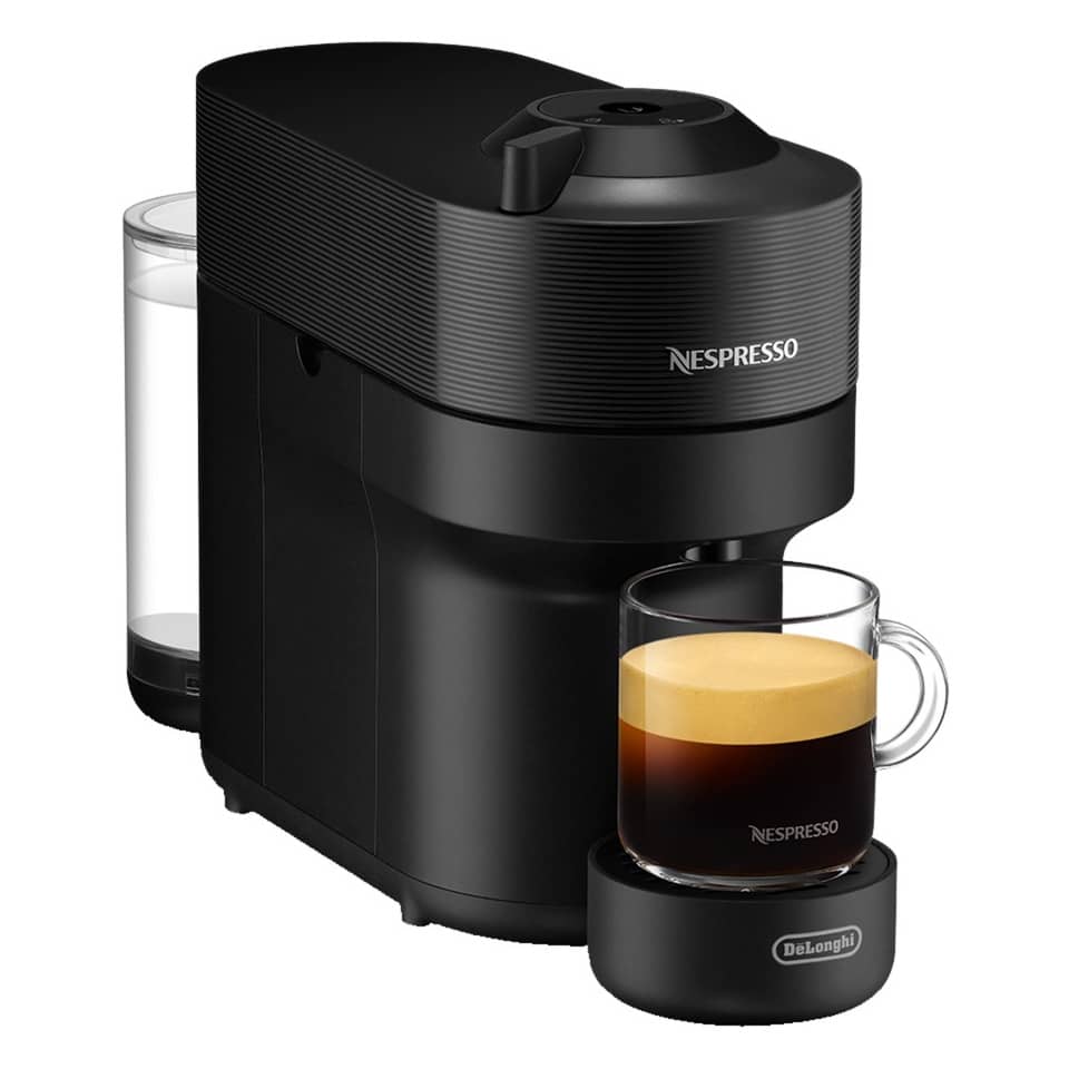 Kapselmaschine Nespresso Vertuo Pop - schwarz
