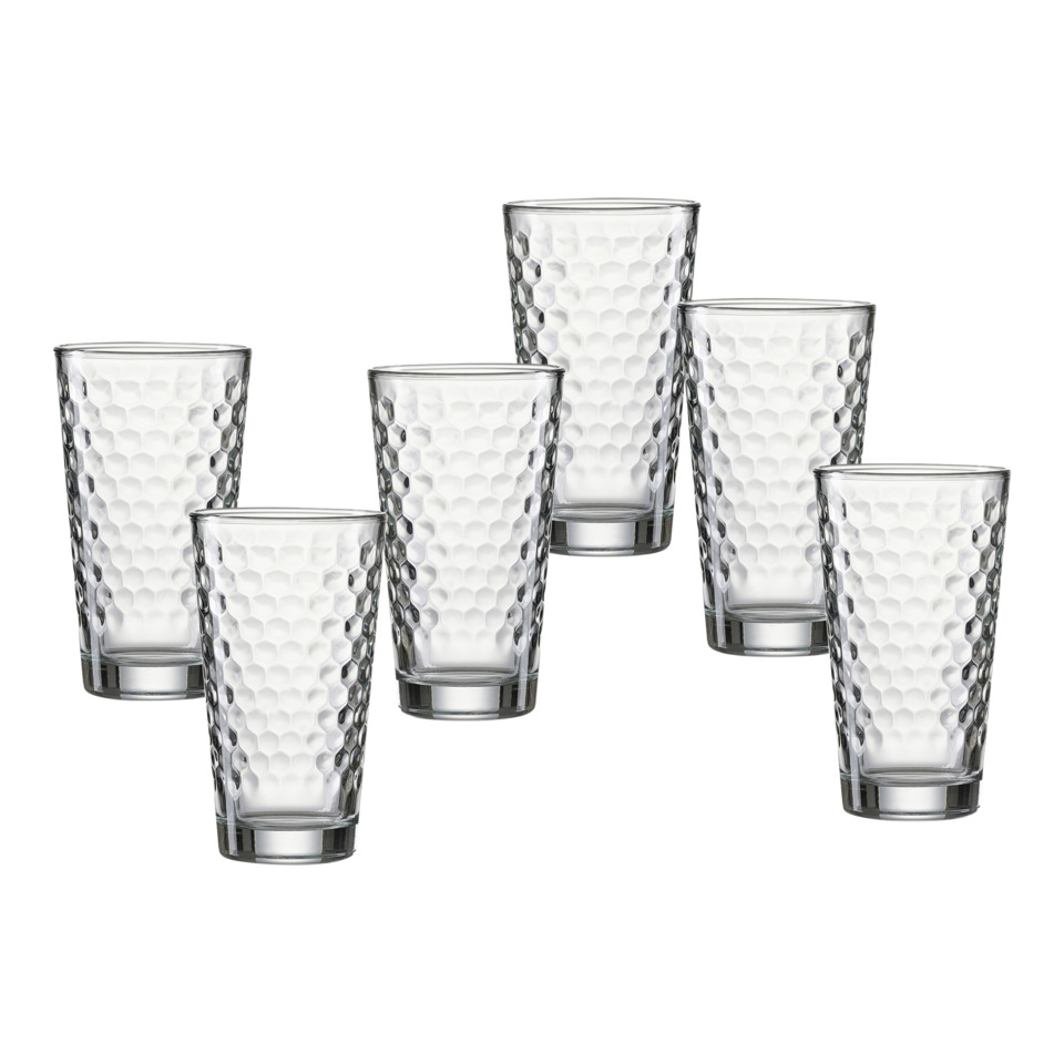Longdrinkglas Favo klar - 400 ml, 6 Stück