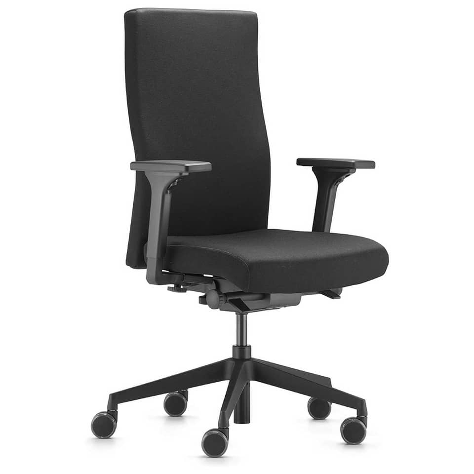 Drehstuhl to-strike comfort pro mit Armlehne, schwarz