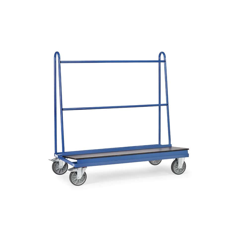 Plattenwagen - Ladefläche 1.500 x 400 mm, bis 500 kg, brillantblau