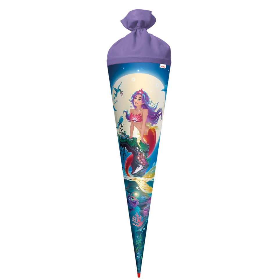 Schultüte Magische Meerjungfrau - rund, 70 cm