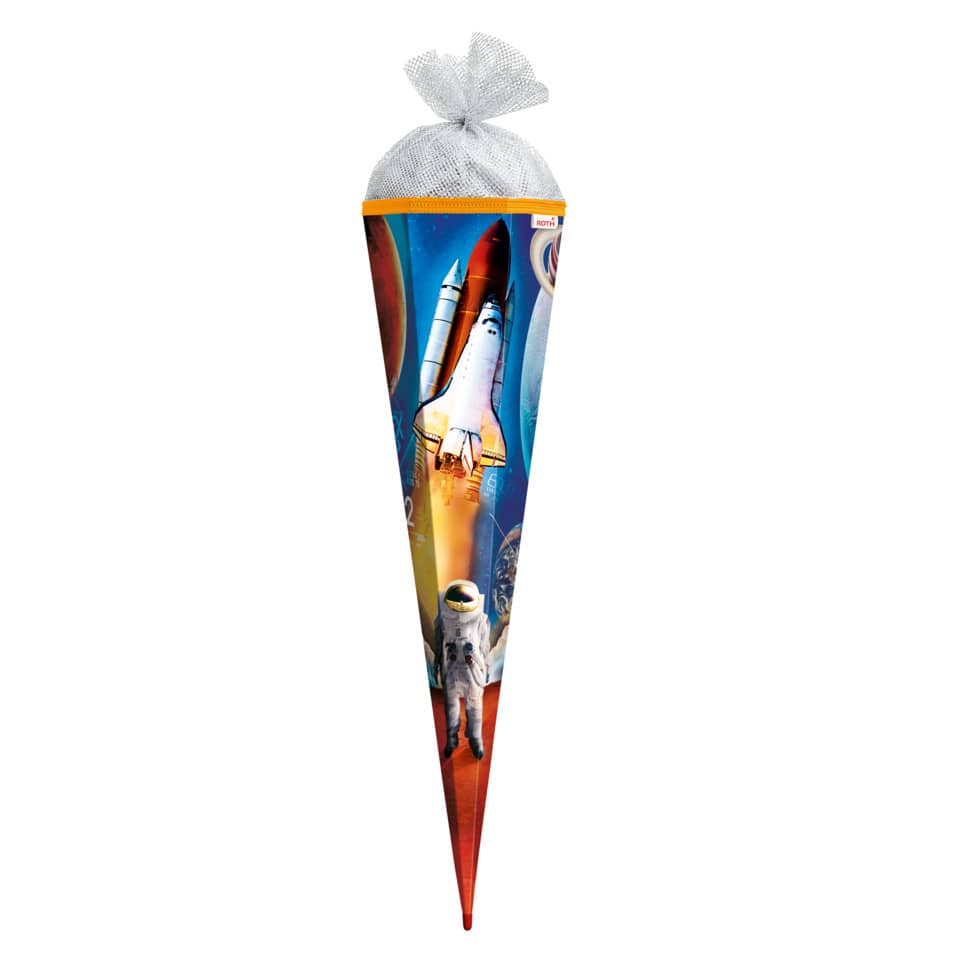 Schultüte Weltraum - eckig, 85 cm