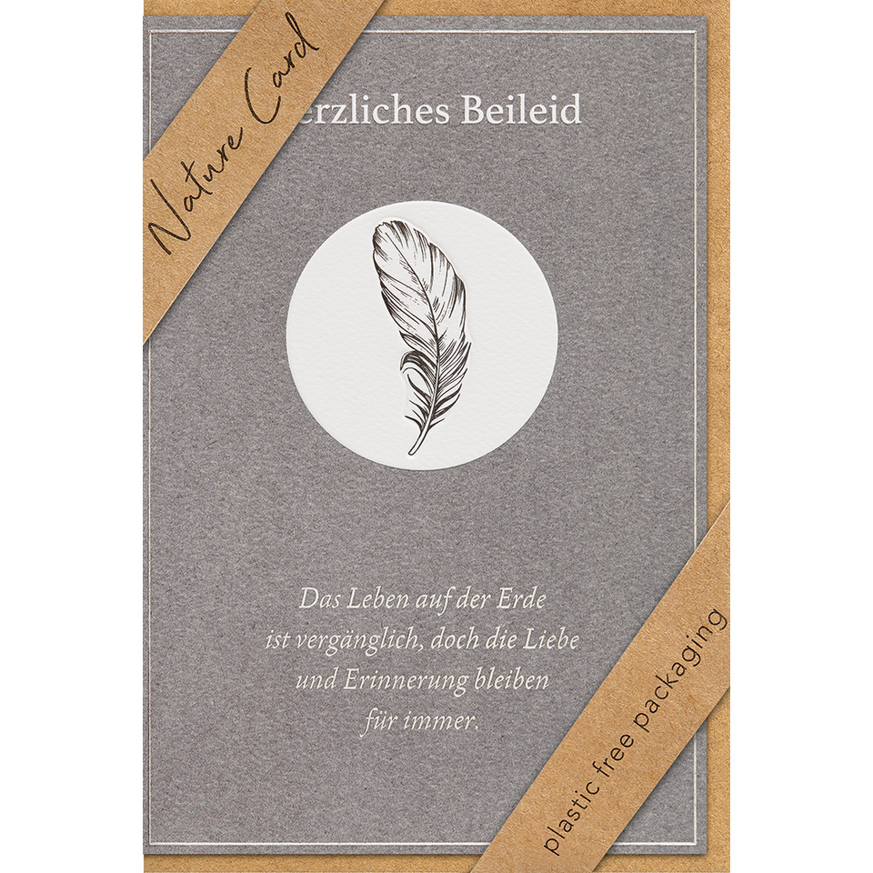 Trauerkarte Nature Card