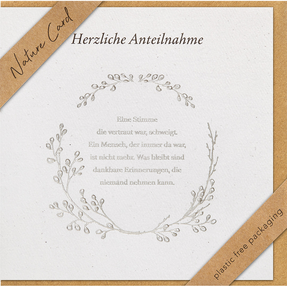 Trauerkarte Nature Card
