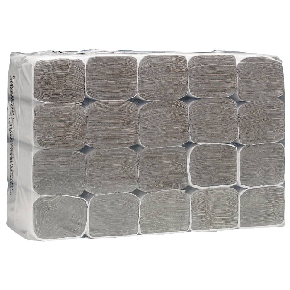 Falthandtuch Brillant - 1-lagig, naturweiß, 25 x 23 cm, 5.000 Blatt