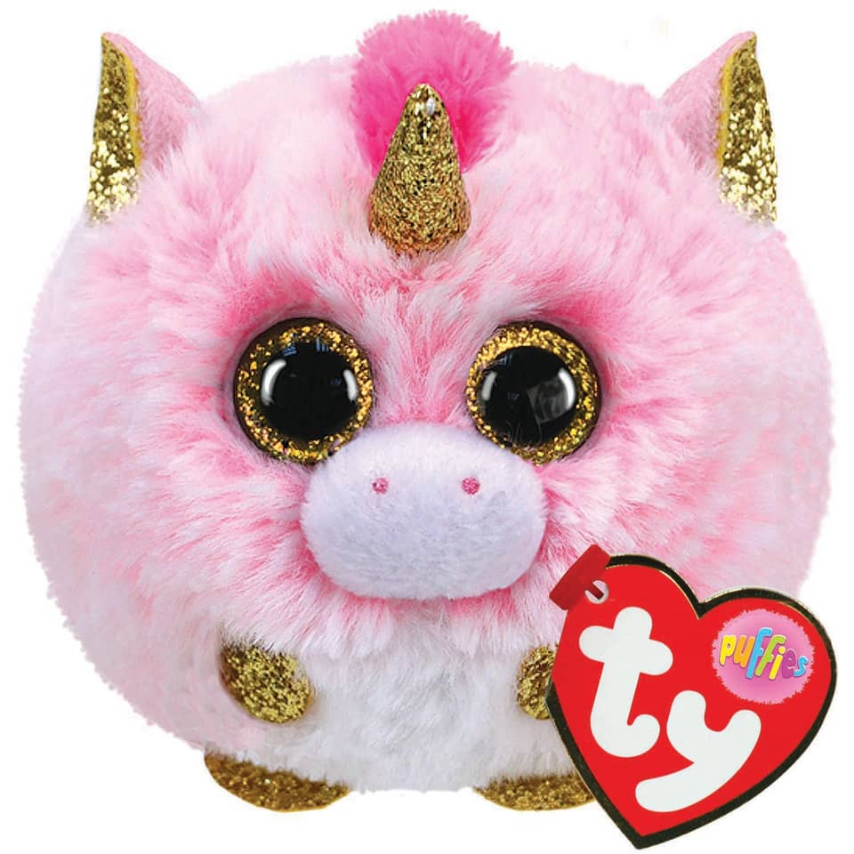 Plüschfigur Beanie Balls - Einhorn Fantasia Puffies