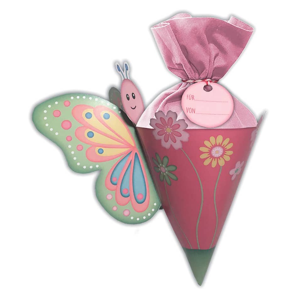Wundertüte Schmetterling Schulanfang