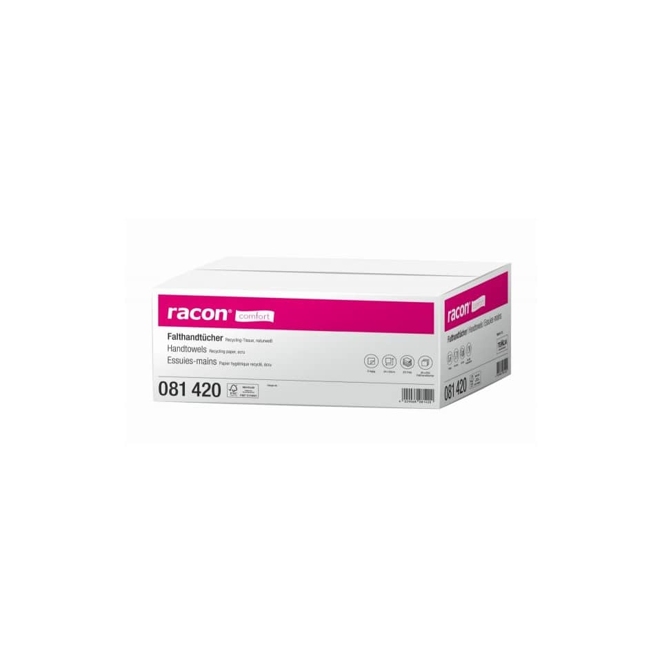 Falthandtuch comfort naturweiß ZZ-Falz 4000 Blatt