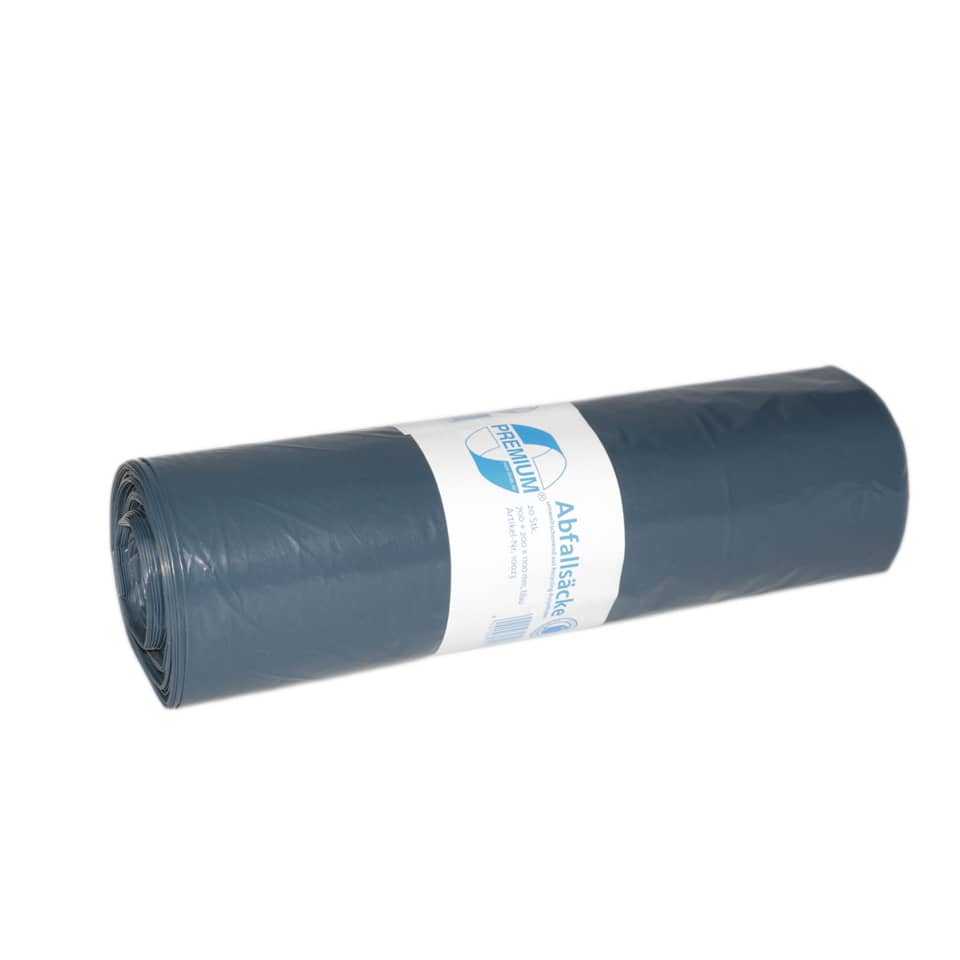 Müllsack Recycling - 140 Liter, blau, 20 Stück