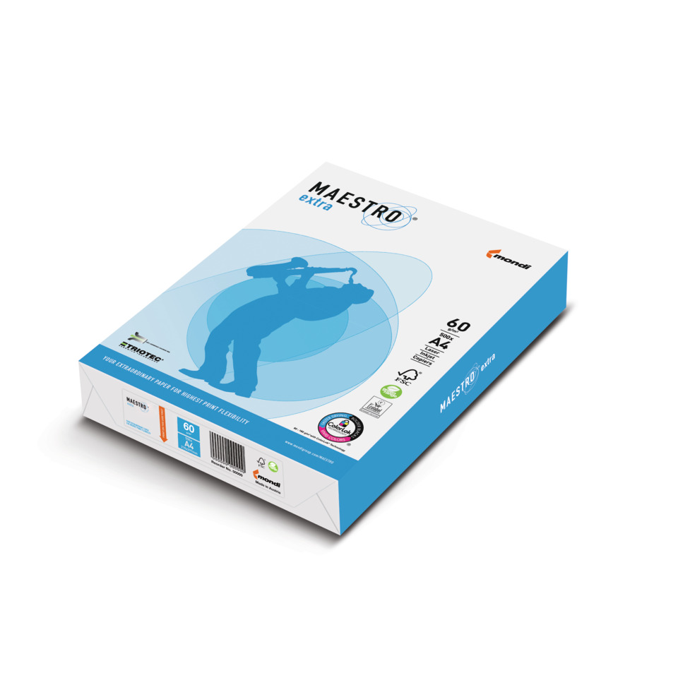 Kopierpapier MAESTRO® Extra, A4, 60g/m², 500 Blatt, weiß