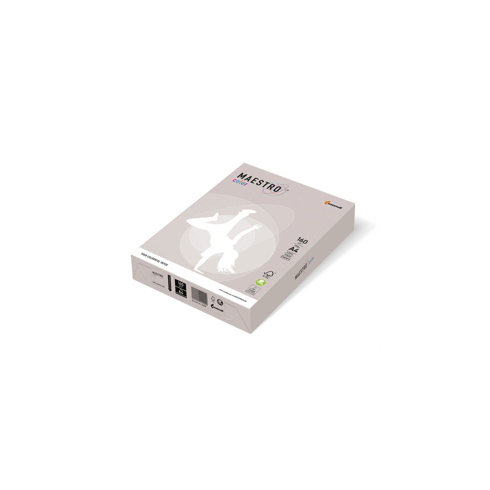 Kopierpapier MAESTRO® Color Pastell, A4, 160g/m², 250 Blatt, grau