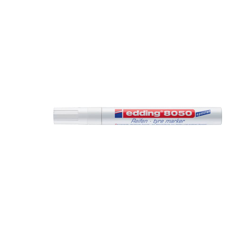8050 Spezialmarker Reifenmarker - 2 - 4 mm, weiß